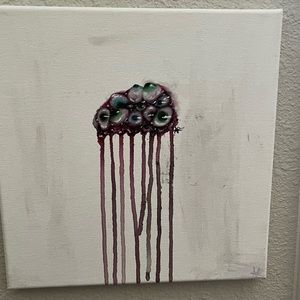 Jelly fish eyeball painting